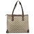 Gucci Borsa Tote GG Supreme in PVC beige e oro 002 39 0172 Auth gh2028 - vista 3