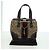 Borsa a mano Gucci Sherry Line in tela marrone e oro 146002 Auth 167181V D'oro - vista 26
