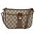 Borsa Gucci GG Supreme Web Sherry Line PVC Beige Oro 89 02 032 Auth YKZ450 D'oro
