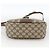 Borsa Gucci GG Supreme Web Sherry Line PVC Beige Oro 89 02 032 Auth YKZ450 D'oro - vista 9