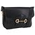 Céline Borsa a Spalla CELINE in Pelle Nera Oro Auth YKZ129 Nero D'oro