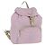 Zaino PRADA in nylon rosa argento Auth LNZ680