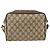 Borsa Sherry Line GG Supreme Web di GUCCI in PVC beige e oro 56 02 087 Auth BAZ694 D'oro - vista 3