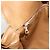 Céline Borsa a spalla in tela Macadam CELINE in pelle PVC beige oro Auth ARZ884 D'oro - vista 20
