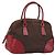 PRADA Handtasche aus braunem Canvas mit silberner Authentizität YKZ137