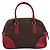PRADA Handtasche aus braunem Canvas mit silberner Authentizität YKZ137 - Ansicht 3