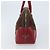 PRADA Handtasche aus braunem Canvas mit silberner Authentizität YKZ137 - Ansicht 4
