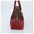PRADA Handtasche aus braunem Canvas mit silberner Authentizität YKZ137 - Ansicht 5