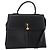 BALLY Borsa a mano in pelle 2 vie Nero Oro Auth ARZ827 D'oro