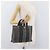 Hermès HERMES Fourre Tout PM Handtasche Canvas Grau Silber Auth BAZ508 Braun - Ansicht 22
