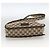 Borsa a Spalla GG Canvas Gucci Beige Oro 91762 Auth BAZ020 D'oro - vista 9