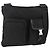 Borsa a Spalla PRADA Nylon Nero Argento Autentica BAZ163