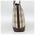 Burberry Borsa Tote Nova Check in Tela Beige Argento Auth INZ053 - vista 5