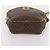 Céline Borsa Clutch in Tela Macadam CELINE in Pelle PVC 2 Pezzi Marrone Nero Auth mr2165 - vista 15