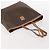 Céline Borsa Clutch in Tela Macadam CELINE in Pelle PVC 2 Pezzi Marrone Nero Auth mr2165 - vista 5