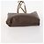 Céline Borsa Clutch in Tela Macadam CELINE in Pelle PVC 2 Pezzi Marrone Nero Auth mr2165 - vista 7