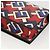 GUCCI Spielkartenetui Geometrisch G PVC Rot Blau Auth 174169SAM - Ansicht 10