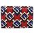 GUCCI Spielkartenetui Geometrisch G PVC Rot Blau Auth 174169SAM - Ansicht 2