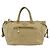 PRADA Borsa a Mano in Pelle 2 in 1 Beige Oro Auth 174345 D'oro - vista 2