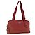 Borsa Tote PRADA in nylon rosso argento Auth hk3600
