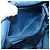 PRADA Vanity Borsa a Mano Nylon Blu Argento Auth YKZ1085 - vista 21