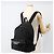 Zaino in tela nero e argento SAINT LAURENT Auth bs34220 - vista 28