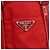 PRADA Bolsa de mão em nylon vermelho prata autêntica 174368 - vista 14