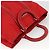 PRADA Bolsa de mão em nylon vermelho prata autêntica 174368 - vista 6