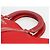 PRADA Bolsa de mão em nylon vermelho prata autêntica 174368 - vista 8