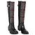 Dolce & Gabbana DOLCE&GABBANA Botas Largas Lana 37 Negro Auth 174624A