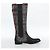 Dolce & Gabbana DOLCE&GABBANA Botas Largas Lana 37 Negro Auth 174624A - vista 4