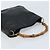 Borsa a mano in pelle Gucci Bamboo nera e oro 001 1638 3754 Auth YKZ262 Nero D'oro - vista 6
