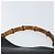 Borsa a mano in pelle Gucci Bamboo nera e oro 001 1638 3754 Auth YKZ262 Nero D'oro - vista 8