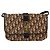 Sac à épaule en toile Trotter Christian Dior Beige Or Auth fm5276 Doré - vue 2
