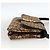 Sac à épaule en toile Trotter Christian Dior Beige Or Auth fm5276 Doré - vue 5