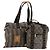 Pequin FENDI Pecan Canvas Tote Bag Beschichtete Leinwand 3 Set Braun Schwarz Auth ti3816