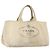 PRADA Canapa GM Borsa a mano in tela avorio oro Auth ka3683 D'oro Crudo