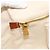 PRADA Canapa GM Borsa a mano in tela avorio oro Auth ka3683 D'oro Crudo - vista 21