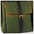 LOUIS VUITTON Borsa Boston Mini Claudine Monogram TST Khaki M42332 LV Auth gh1987 Cachi - vista 24