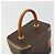 Céline CELINE Macadam Canvas Vanity Hand Bag PVC Leather Brown Gold Auth YKZ1479A Golden - view 6