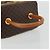Céline CELINE Macadam Canvas Vanity Hand Bag PVC Leather Brown Gold Auth YKZ1479A Golden - view 7