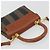 Pequin FENDI Pecan Canvas Handtasche PVC 2-Wege Schwarz Braun Auth INZ095 - Ansicht 6