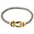 Bracciale Fred, 'Forza 10', oro giallo, acciaio. - vista 2