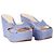Wedge in pelle Sergio Rossi Blu Marrone chiaro - vista 2