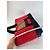Vintage Marni Canvas Tote Bag Rot Schwarz Braun - Ansicht 12