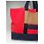 Vintage Marni Canvas Tote Bag Rot Schwarz Braun - Ansicht 7