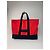 Vintage Marni Canvas Tote Bag Rot Schwarz Braun - Ansicht 9