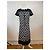 Vintage Courreges Abstraktes Kleid Schwarz Weiß M - Ansicht 5