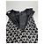Vintage Courreges Abstraktes Kleid Schwarz Weiß M - Ansicht 9