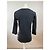 Vintage Courreges Canvas Rundhals schwarz-weiß - Ansicht 3